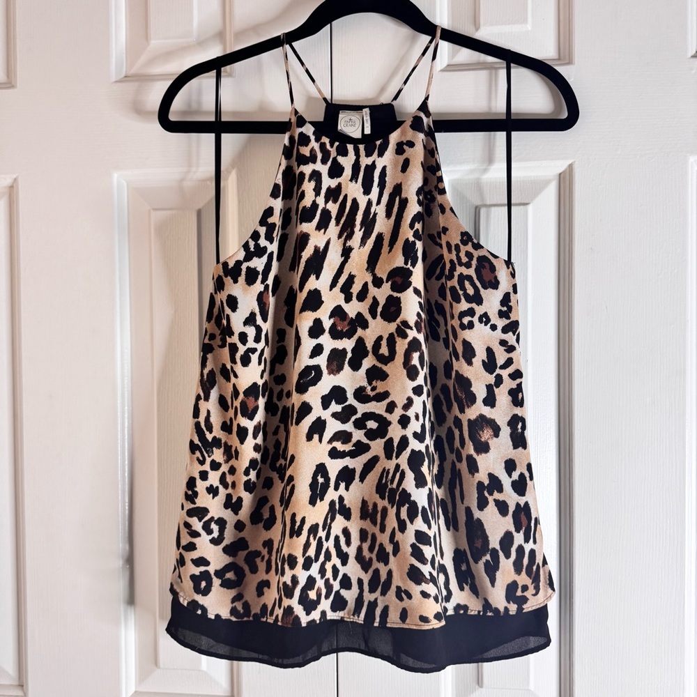 Paper Crane Leopard Print Camisole Size S